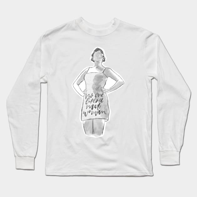 Mad Woman Folklore Long Sleeve T-Shirt by missannagray
